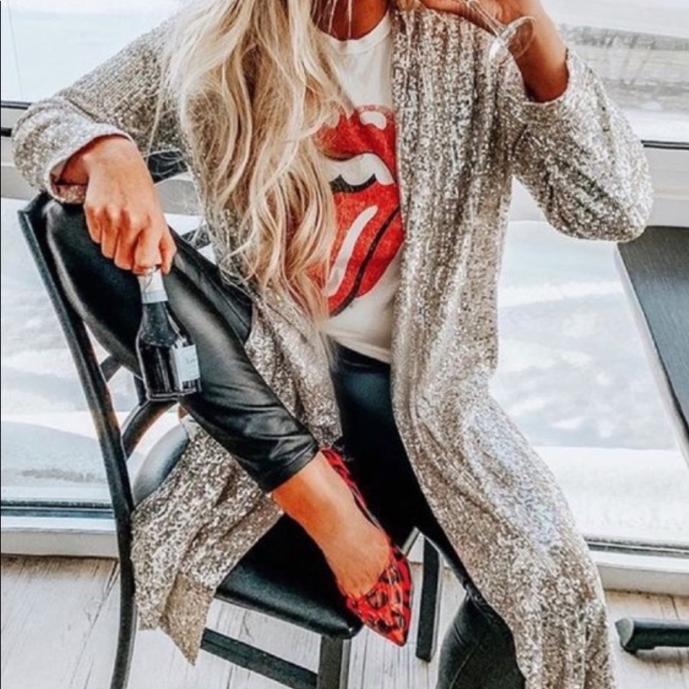 IN SEARCH OF ANTHROPOLOGY DULCINEA SEQUINED DUSTER